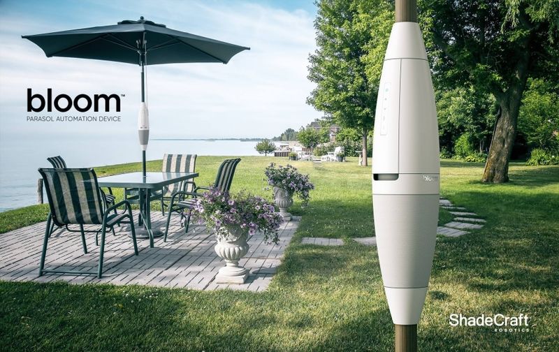 Voice-Controlled Patio Umbrellas