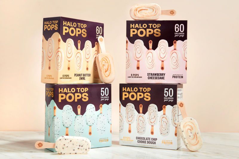 Low-Calorie Ice Cream Pops