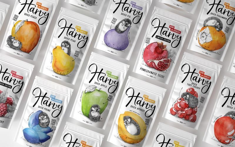 Playful Fruit Snack Packaging