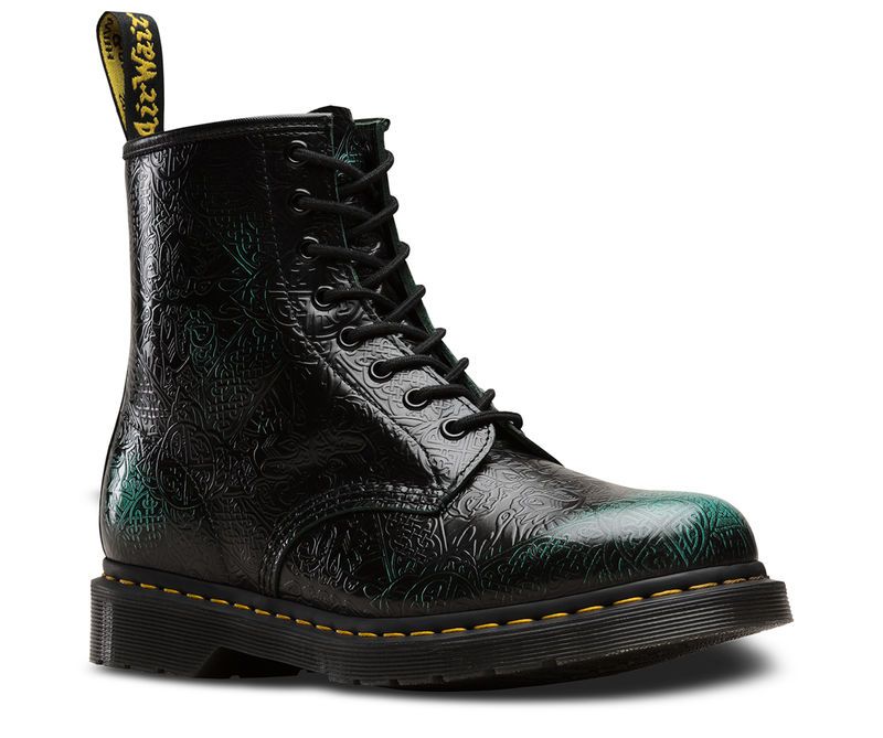 St. Patrick's Day Combat Boots