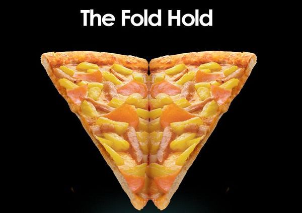 Foldable Pizza Ads