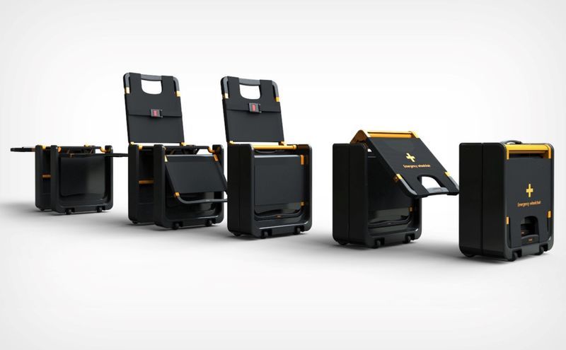 Collapsible Suitcase Wheelchairs