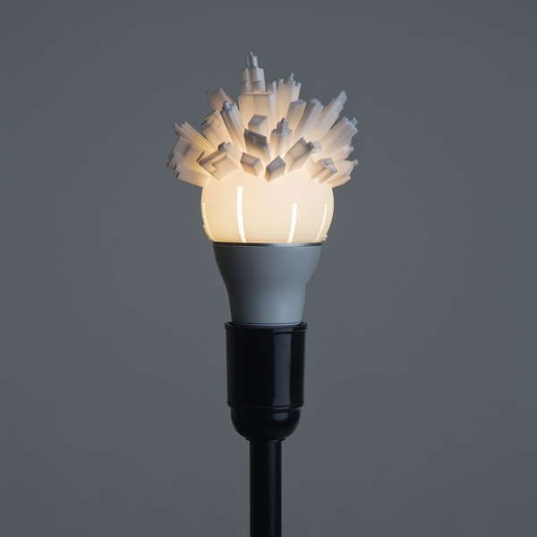 3D-Printed Light Bulbs