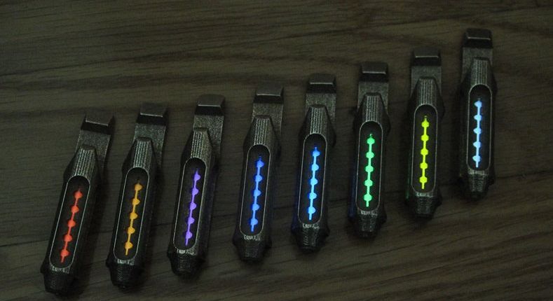 Multifunctional 3D-Printed Flashlights