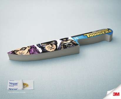 Comic Book Knife Ads