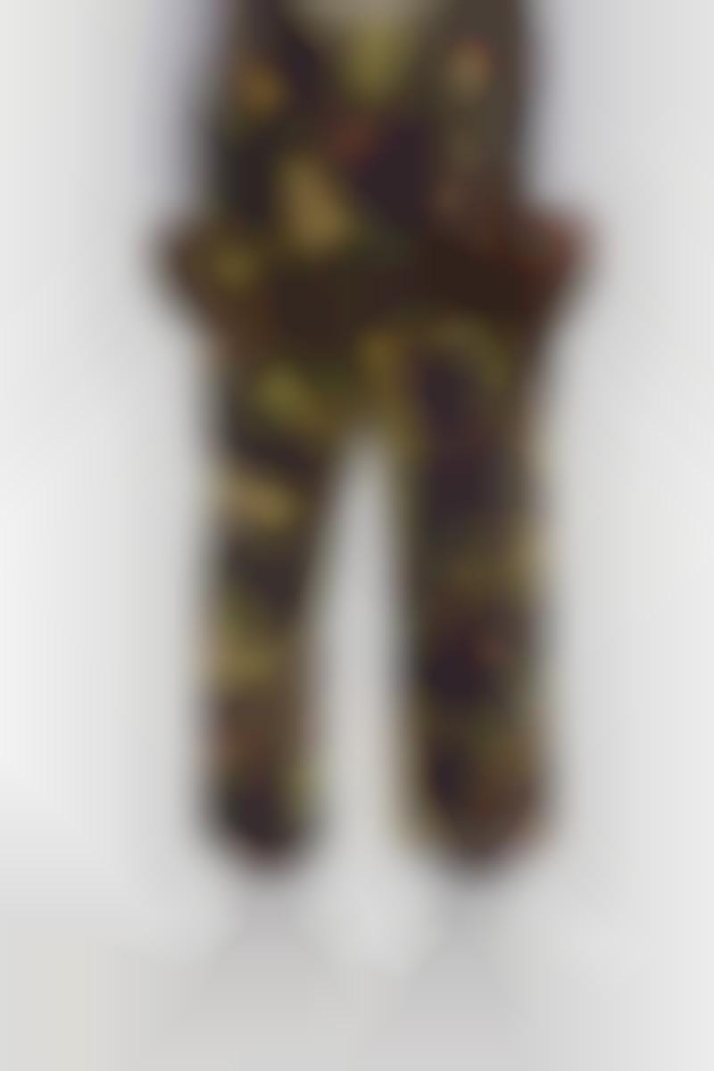 Camouflage Tapered Cargo Pants