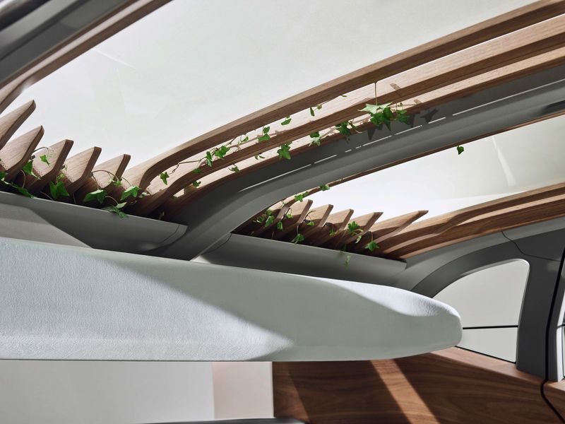 Plant-Incorporating Car Interiors