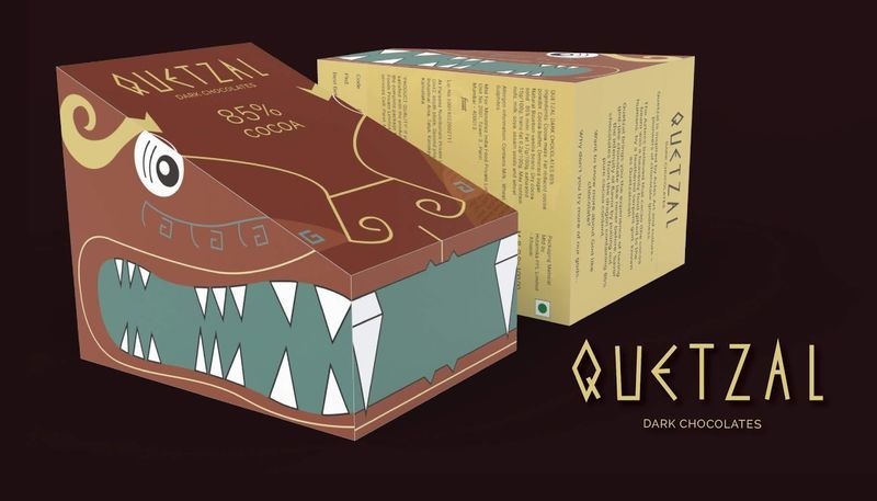 Dragon-Like Chocolate Packaging