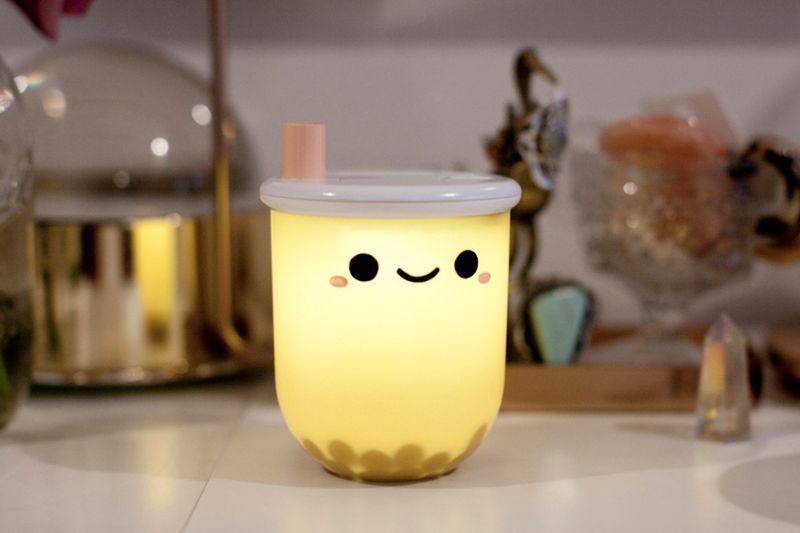 Bubble Tea-Inspired Lamps