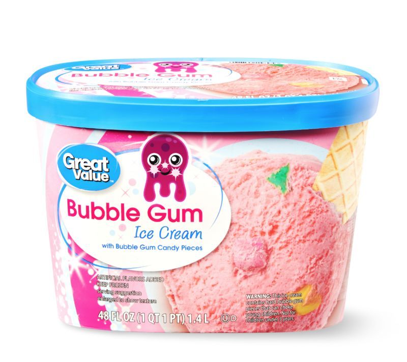 Bubble Gum-Infused Ice Creams