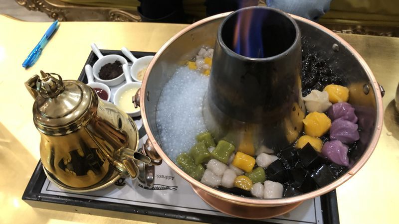 Bubble Tea Hot Pot Desserts