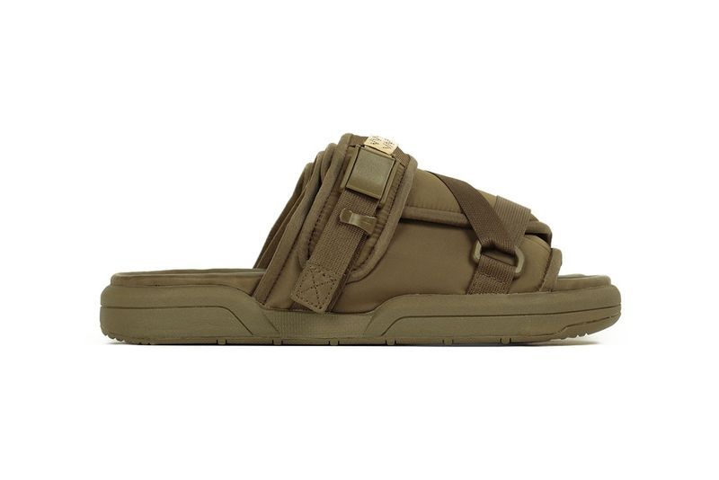 Militaristic Neutral Earthy Sandals