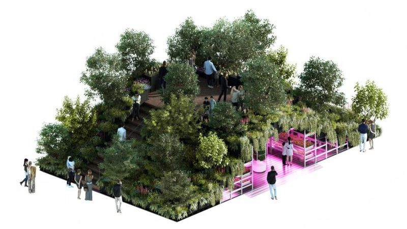 Futuristic Gardening Exhibits