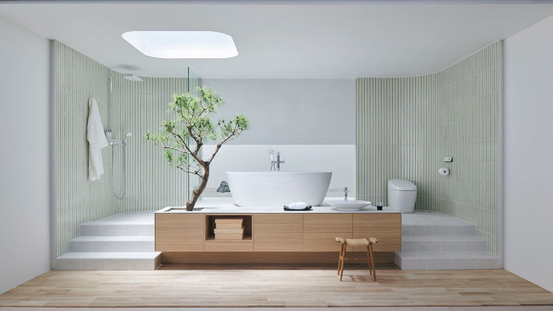 Mindful Japanese Bathroom Designs : japanese Bathroom Design