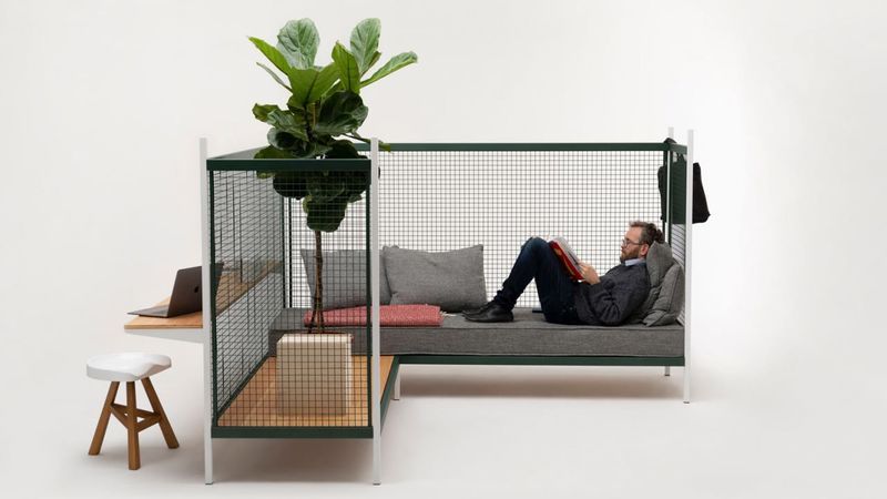 Gridded Home-Office Furnishings