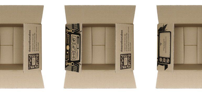 Digitally Scannable Cardboard Boxes
