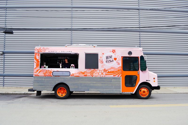 Rosé-Sharing Wine Trucks