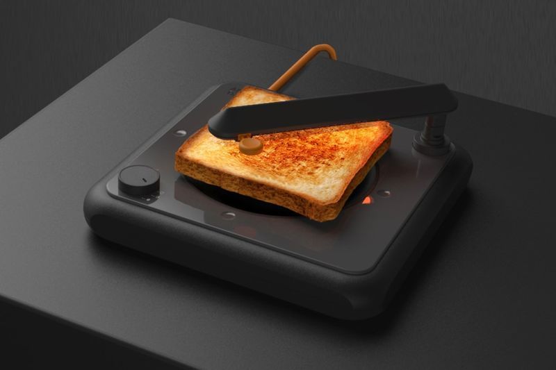 Turntable-Inspired Toasters
