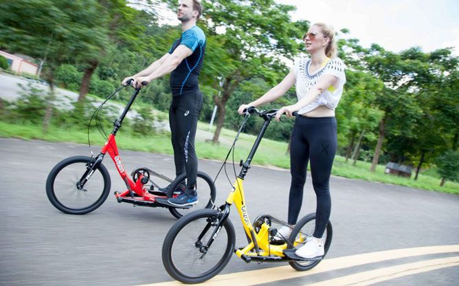 Exercise Machine Step Scooters