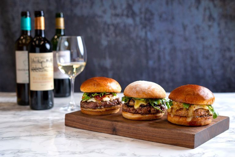 French Wine-Paired Burgers