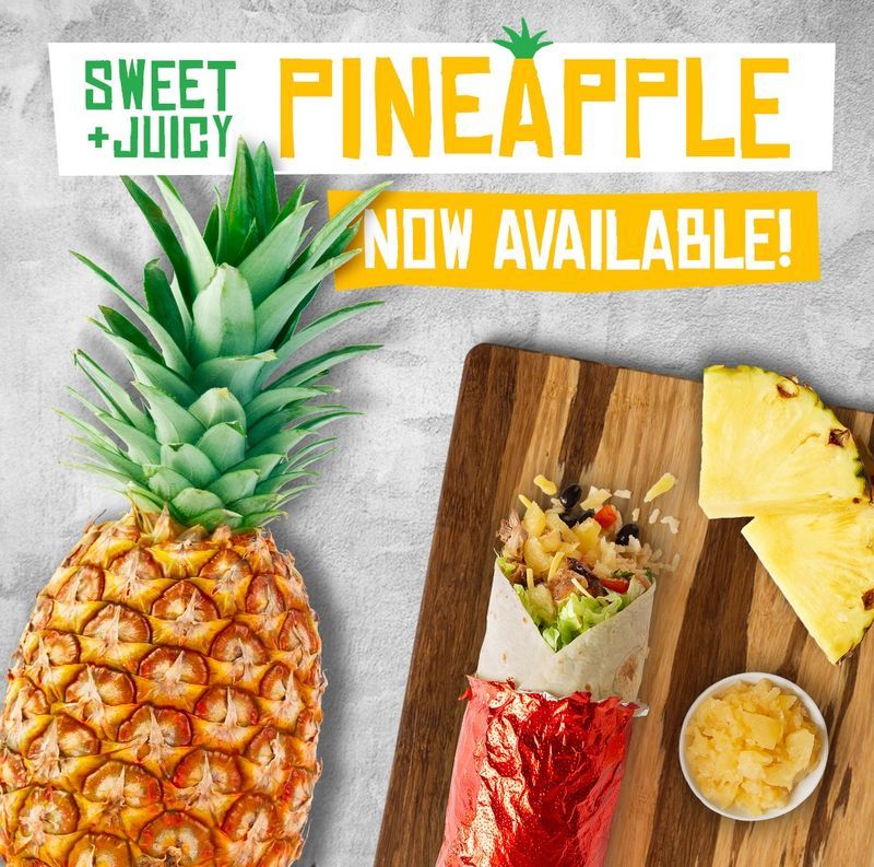 Pineapple-Stuffed Burritos