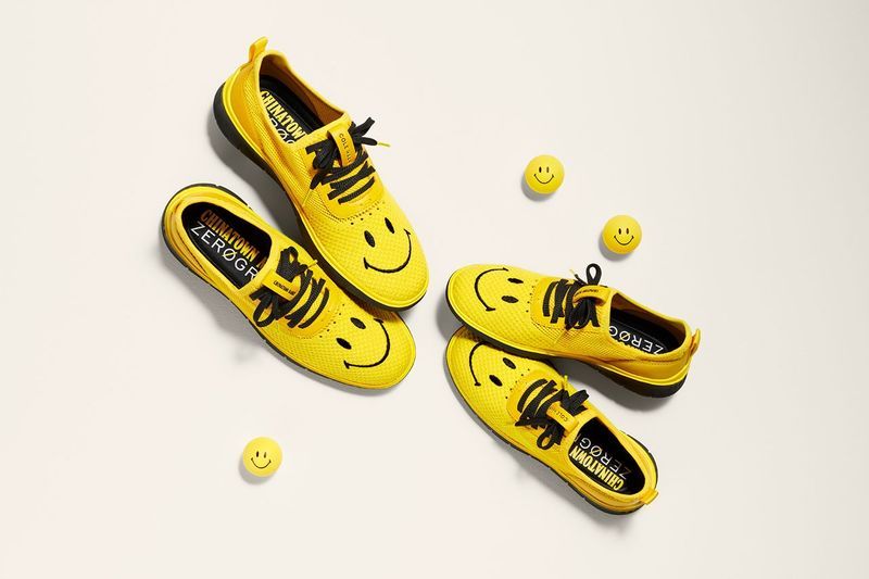 Cheerful Smiley-Themed Shoes