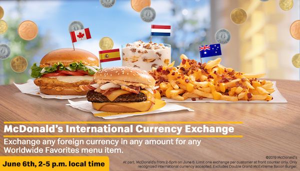 Foreign Currency-Centric Marketing Stunts
