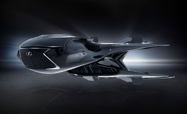 Automotive Brand Alien-Fighting Jets
