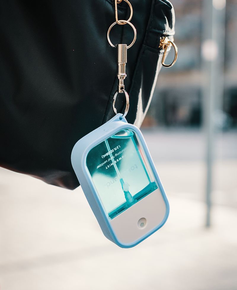 Portable Keyring Sanitizers moisturizing hand sanitizers