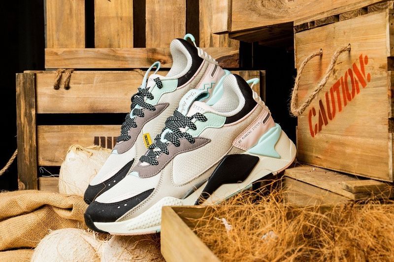 Pastel Accented Footwear Collaborations new PUMA RS X