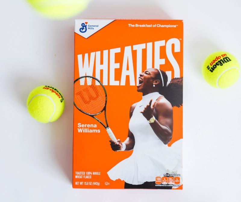 Tennis Star Cereal Boxes