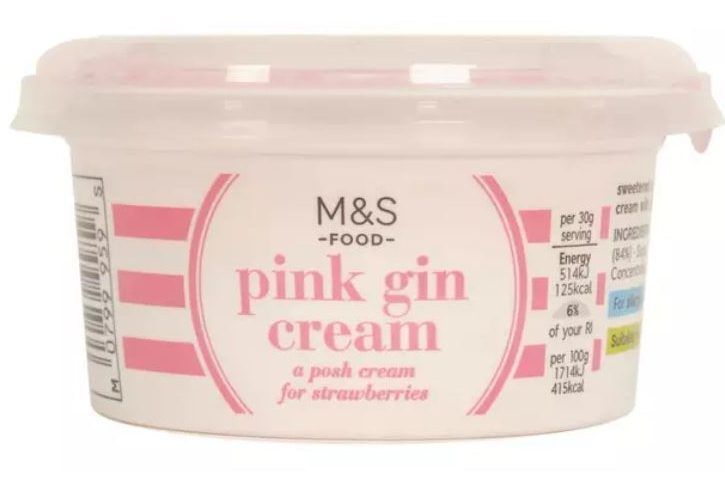 Gin-Infused Pink Creams