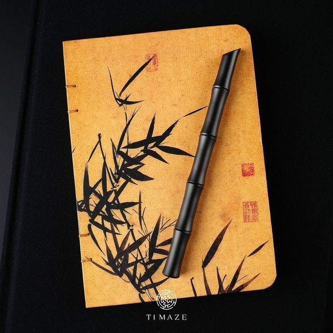 Bamboo-Inspired Titanium Writing Utensils