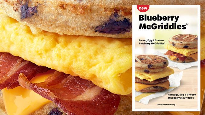 Blueberry-Infused Breakfast Sandwiches