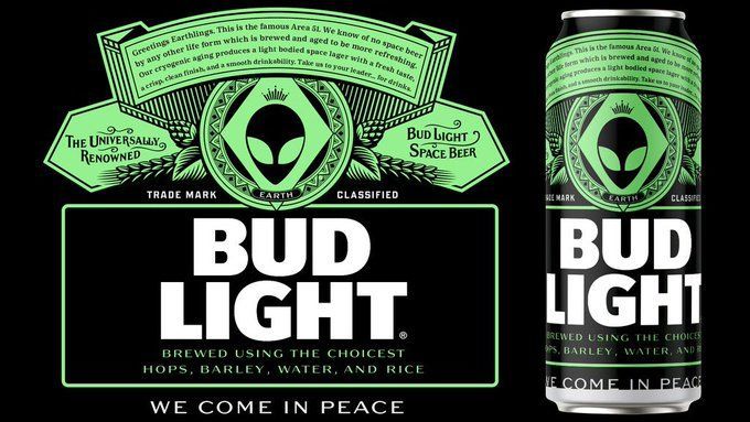 Humorous Alien-Inspired Beer Announcements