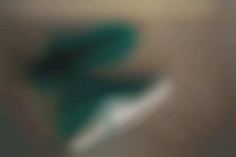 Slick Emerald Green Sneakers