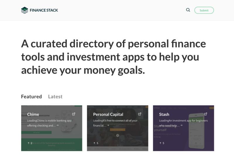 Curated Finance Tool Directories