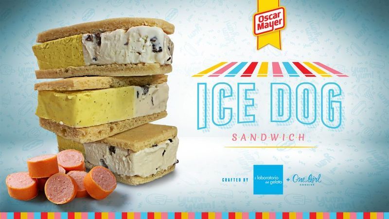 Hot Dog-Studded Frozen Desserts