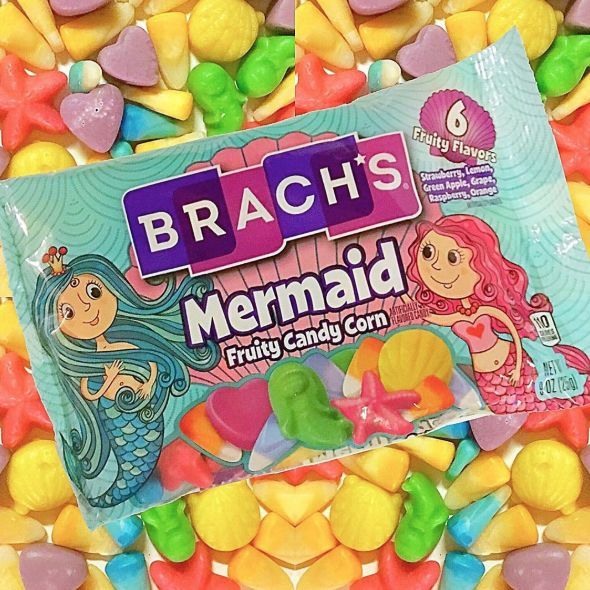 Mermaid-Themed Fruit Candies