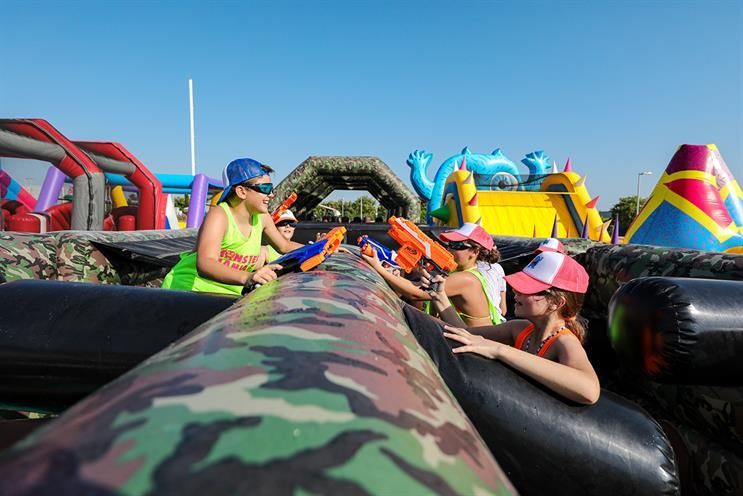 Inflatable Action Blaster Events