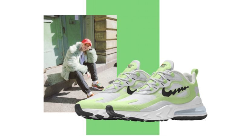 Mental Health Awareness Sneakers AirMax 270 React In My Feels