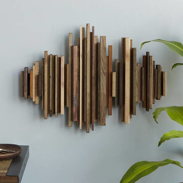 Sound Wave-Shaped Wall Décor