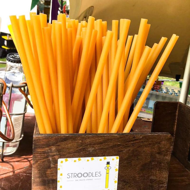 Pasta-Based Sustainable Drinking Straws