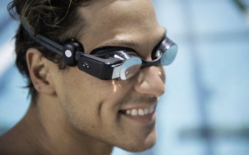 Heart Rate Display Goggles
