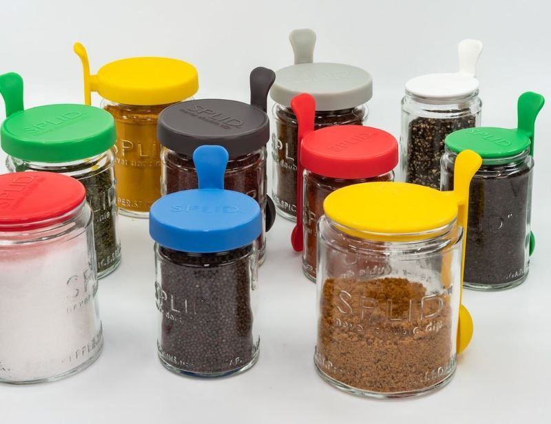 Utensil-Equipped Jar Lids