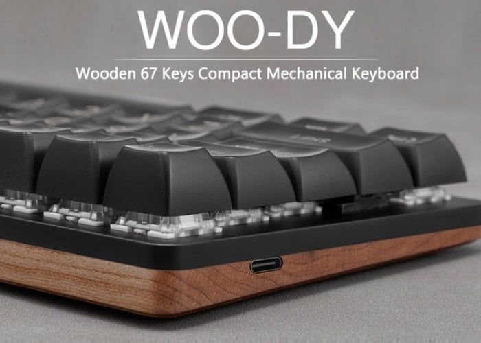 Wood-Finished Mechanical Keyboards