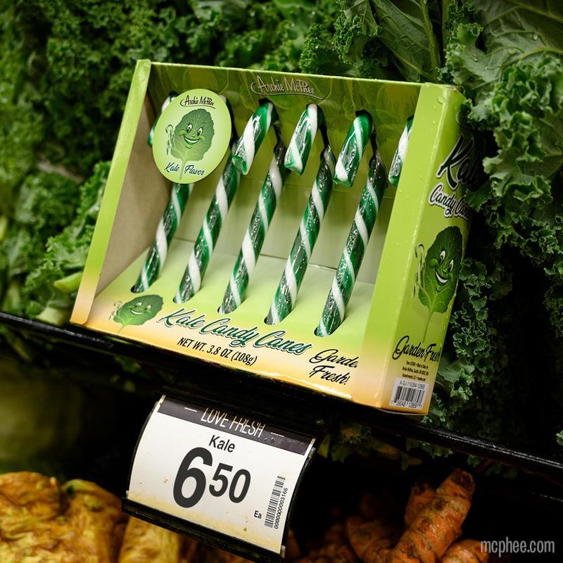 Kale-Flavored Candy Canes