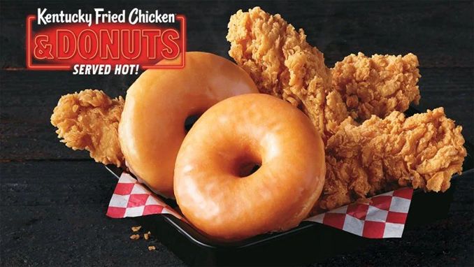 Donut-Paired Fried Chicken