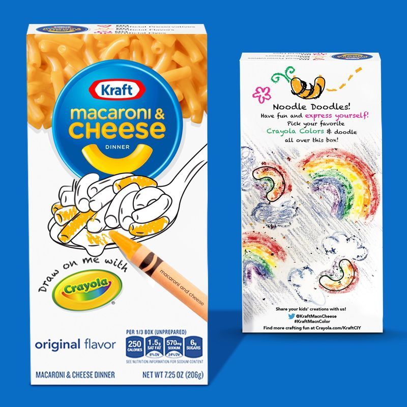 Color-In Macaroni Boxes
