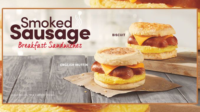Smokey Sausage Breakfast Sandwiches